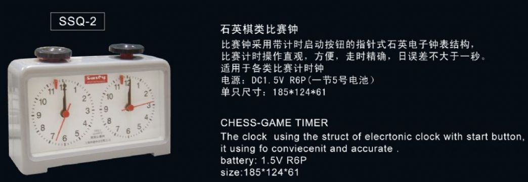 點擊查看詳細信息<br>標題：SSQ-2石英棋類比賽鐘 閱讀次數(shù)：2701